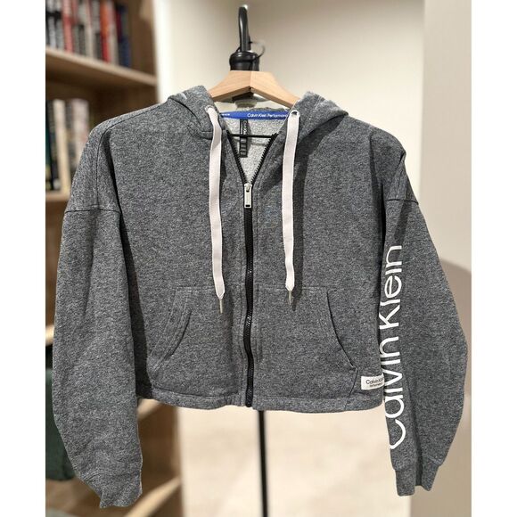 Calvin Klein Performance Zip Up Hoodie - Picture 1 of 6